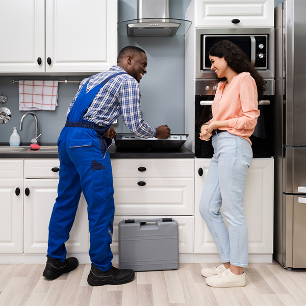 can you provide an estimate for cooktop repair before beginning any work in Talmage